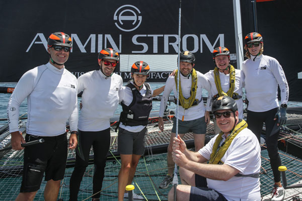 Test au… navigué avec l’Armin Strom Sailing Team
