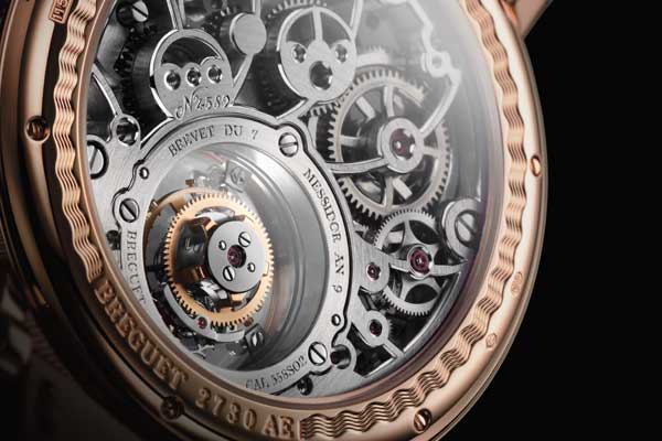 Anglage on a Breguet movement