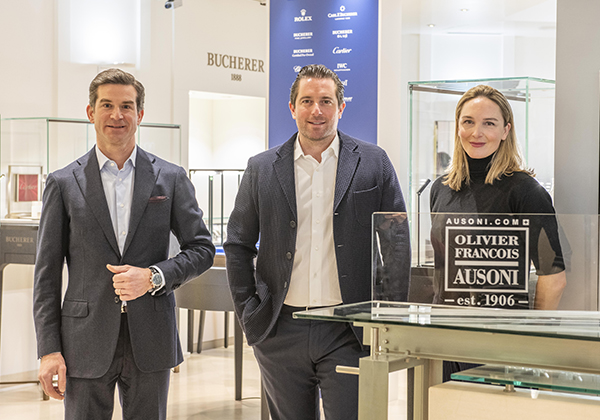 Olivier François Ausoni welcomes Bucherer to its Lausanne boutique