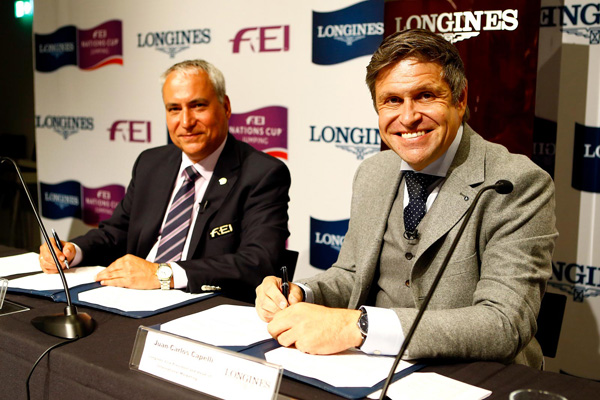 Long-term title partner of FEI Nations Cup