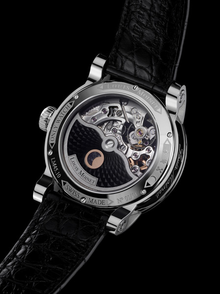 Louis Moinet Metropolis for Only Watch case back