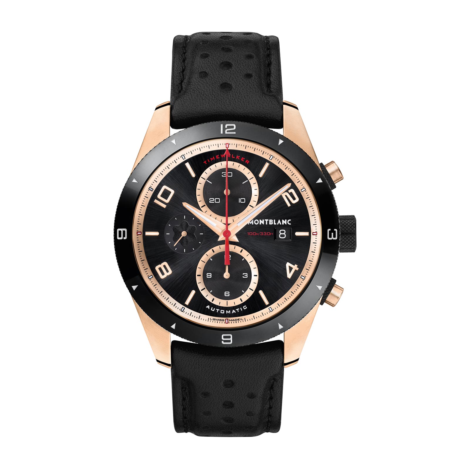 Montblanc TimeWalker Chronograph Automatic, red gold  and black ceramic