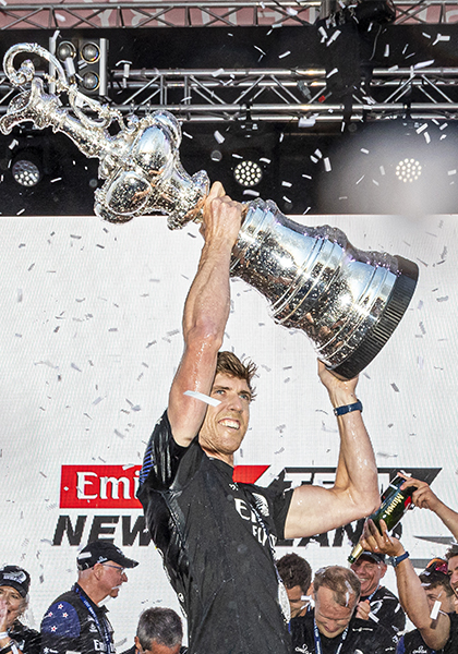 Omega congratulates Emirates Team New Zealand - winner of the 36th America’s Cup.