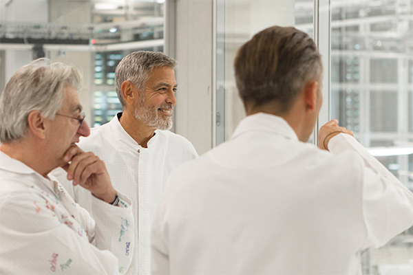 George Clooney visits the manufacture