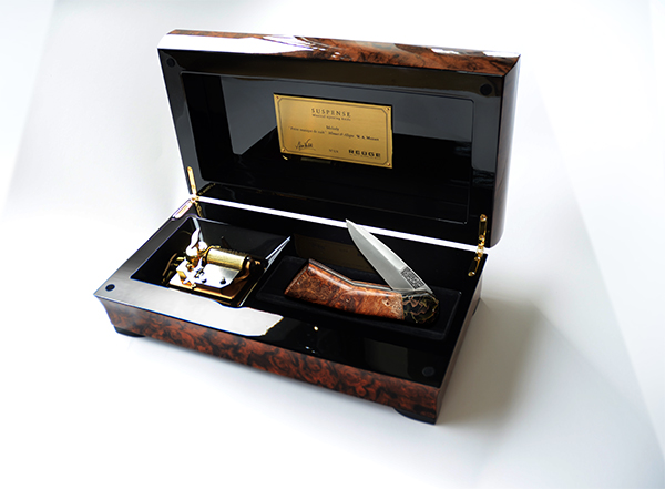 A music box in a knife