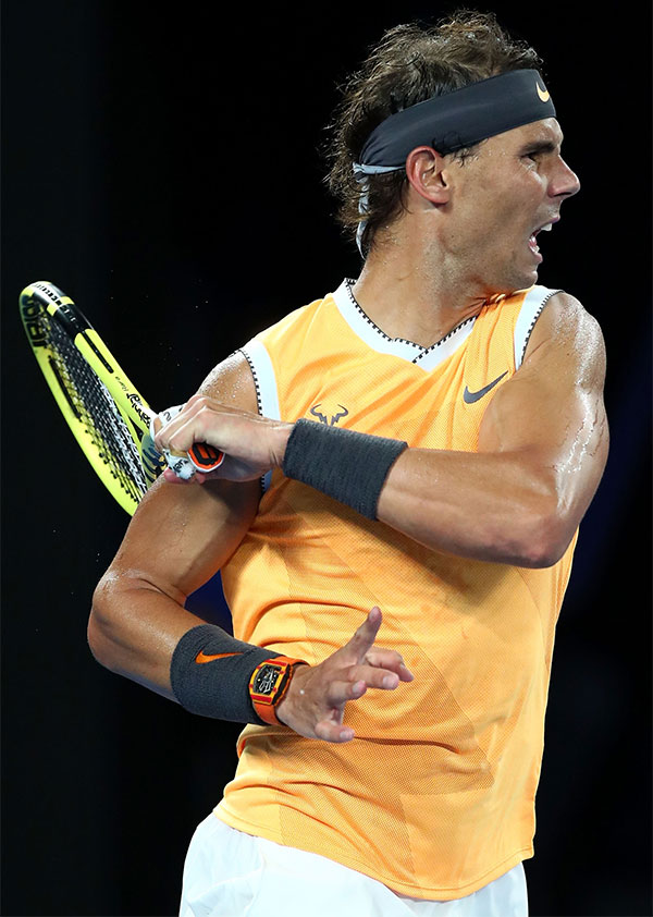  Rafael Nadal at the Australian Open