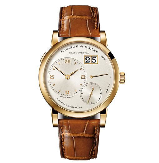 The new Lange 1 in yellow gold © A. Lange & Söhne