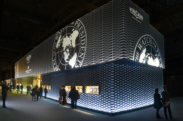 Back in Baselworld after 33 years: Vulcain showcased a 500m2 split-level stand in the prestigious Hall 1.1