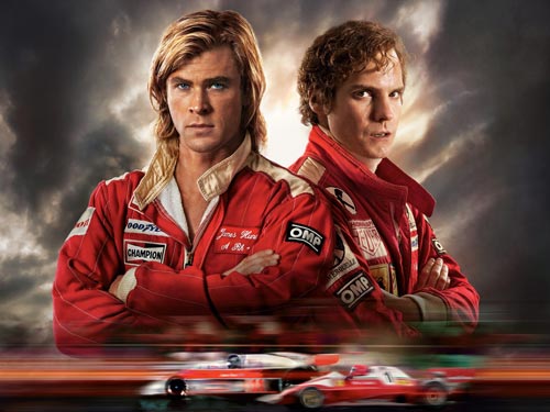 Two very different characters, two champions at heart: Rush portrays a rivalry for the ages. © DR