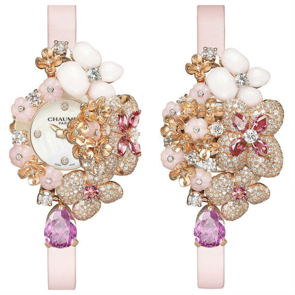 Chaumet Hortensia High Jewelry “Secret” watch 