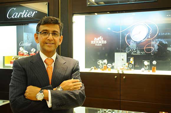Mr Yashovardhan Saboo, Chairman of Ethos, a luxury watch retailer in India