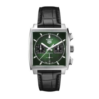 TAG Heuer Monaco Green Dial Limited Edition Chronograph 39 mm Calibre Heuer 02 Automatic