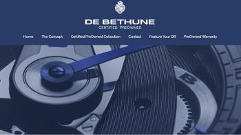 "Certified PreOwned Watches" official website   - De Bethune