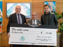 10,000 euros for “Du Sport et Plus” - Longines