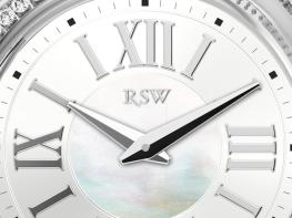 Ladyland, steel, white dial - RSW