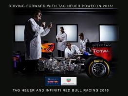 The watch brand signs with the Red Bull Racing Formula 1 Team - TAG Heuer