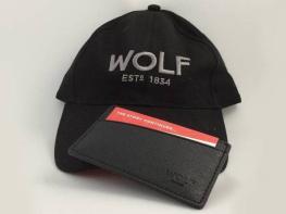 A new competition every day - Win a Wolf card holder and cap