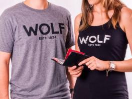 Wolf Est. 1834 - Passport holder and T-shirts - Summer competition