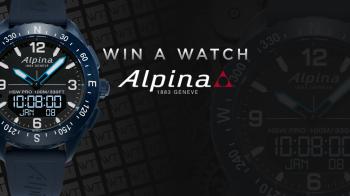 Win an Alpina AlpinerX watch - Alpina