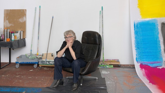 /	Portrait of Renée Levi in her studio in Basel, Switzerland. © Courtesy of the artist and Audemars Piguet 