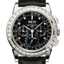 Chronograph with 30 minute counter, Perpetual Calendar