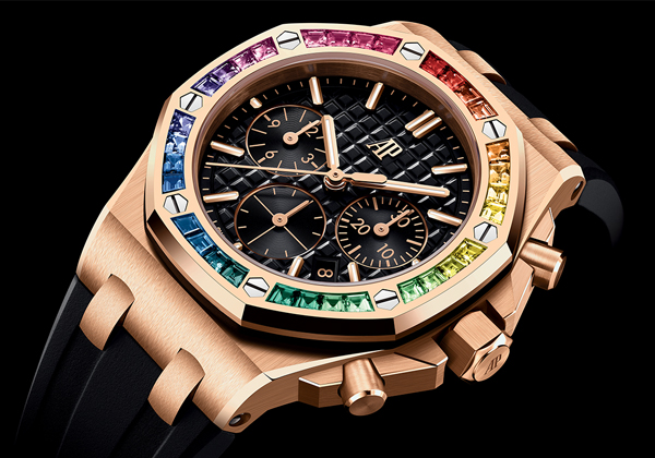 Four Royal Oak Offshore with an Array of Gemsetting Variations