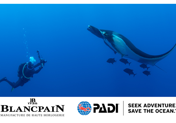 Blancpain and PADI join forces to help protect 30% of the ocean by 2030