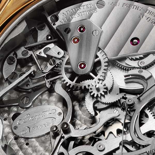 Each Breguet movement incorporates different types of decoration