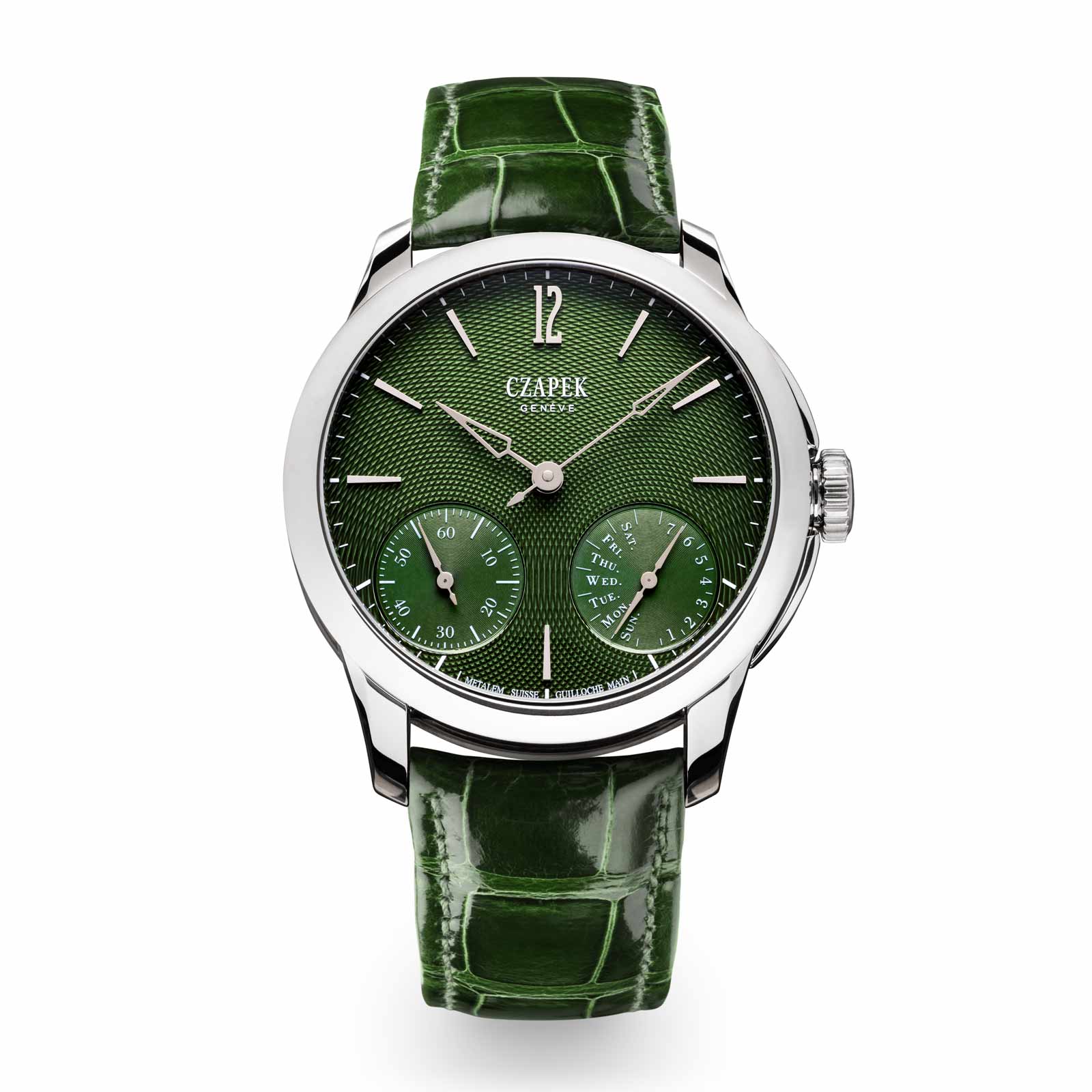 Trois montres vertes