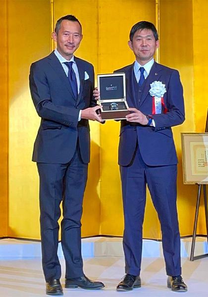 Hajime Moriyasu, Coach of the Japanese National Football Team, Was Awarded the “Keizaikai Special Award”