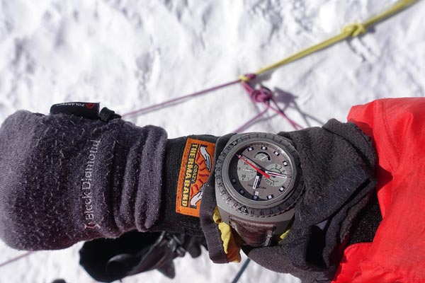 Adrian Ballinger summits Mt. Everest wearing the Raider Bivouac 9000