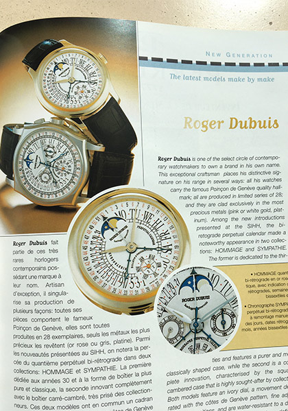 Watchmaking in the year 2000