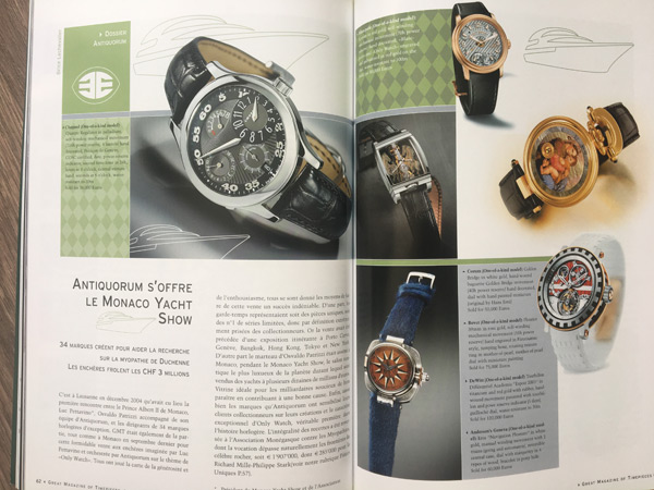 2005, une bonne année pour l’horlogerie*