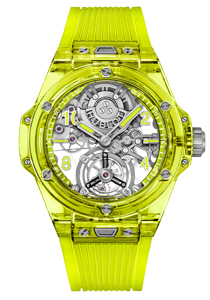 Cinq montres en saphir coloré pour 2023