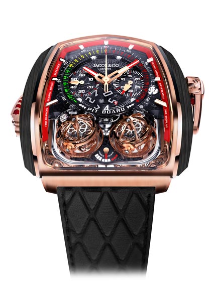 Four Ts for five tourbillons