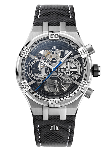 The graphic power of the Aikon Chronograph Skeleton