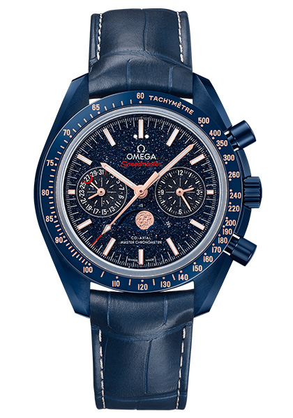 Blue and the Omega Speedmaster Blue Side of the Moon