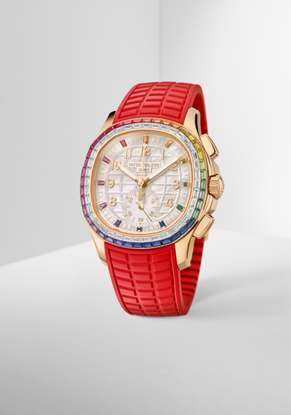 Aquanaut Luce Rainbow Chronograph 