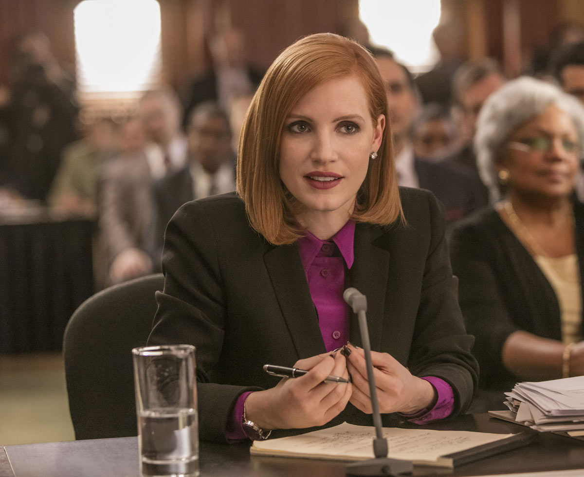 Jessica Chastain’s Miss Sloane Character in Piaget
