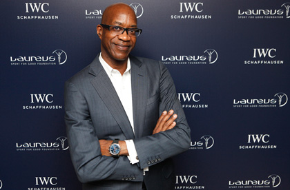 Edwin Moses, Chairman of Laureus Sports For Good Foundation, before the Laureus World Sports Awards, Rio de Janeiro 10 March 2013 © IWC