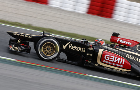 Racing with the Lotus F1 team
