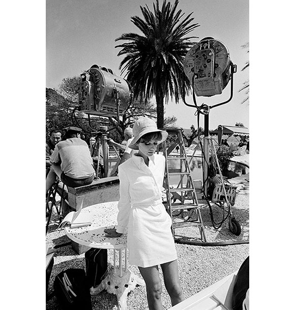 Audrey Hepburn sur le tournage de 