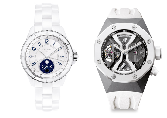 Chanel J12 Moonphase and Audemars Piguet’s Royal Oak Concept GMT Tourbillon
