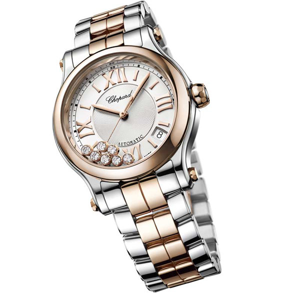 Chopard Happy Sport Medium Automatic Two Tone 278559-6002