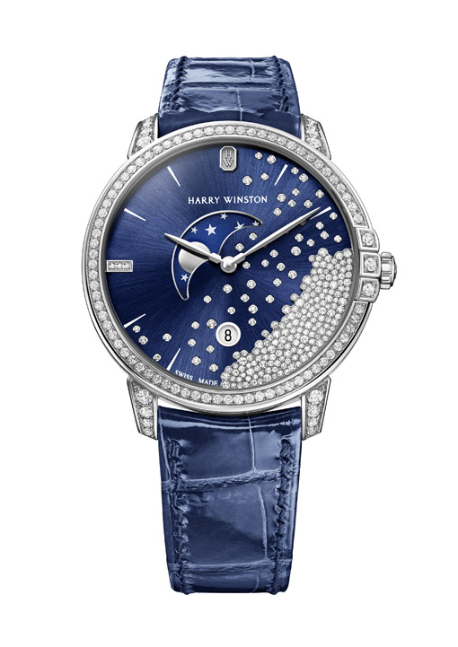 Harry Winston Midnight Diamond Drops 39mm.