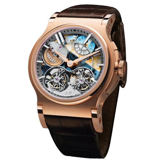 Hysek - Verdict 46mm Double Tourbillon, cadran saphir