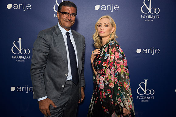 Jacob Arabo & Emmanuelle Béart Festival de Cannes 2016