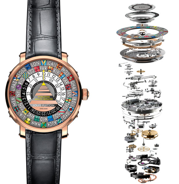 Escale Worldtime Minute Repeater watch, Louis Vuitton