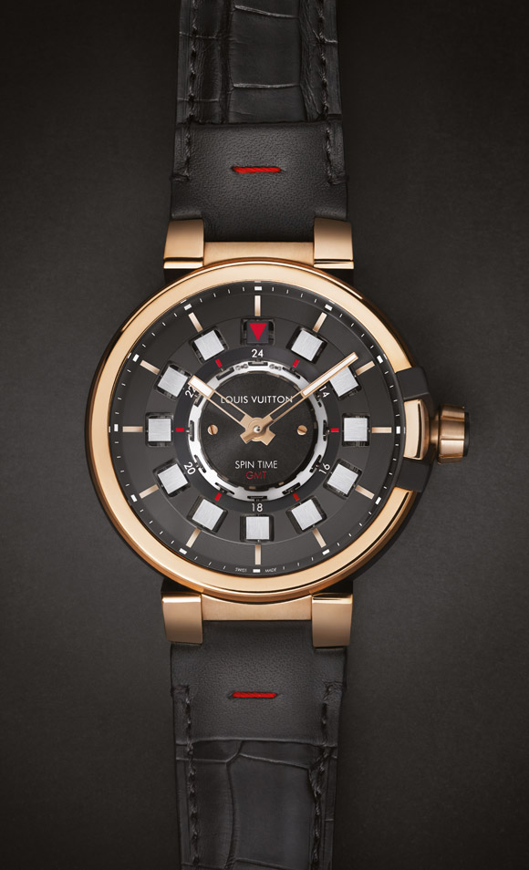 Louis Vuitton Spin Time GMT Tambour eVolution