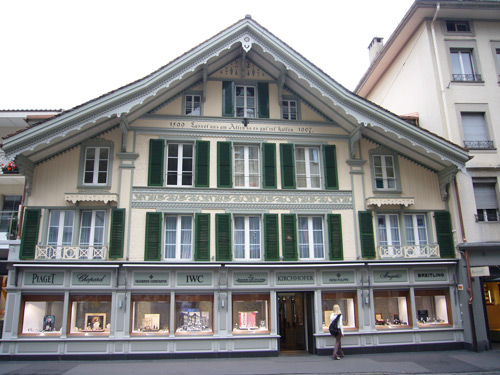 The Kirchhofer boutique in Interlaken, Switzerland
